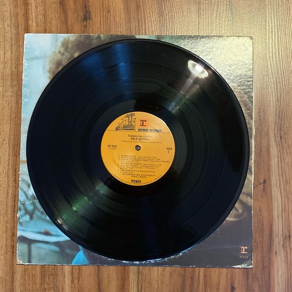 Arlo Guthrie Washington County Vintage Folk Rock Vinyl Record - Picture 8 of 11